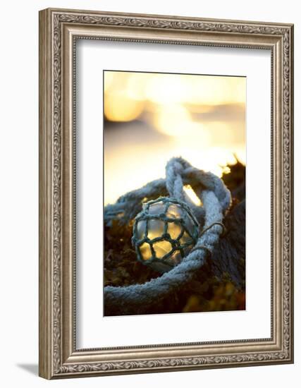 USA, Southeast Alaska Near Ketchikan, Japanese Glass Fishing Float-Savanah Stewart-Framed Photographic Print