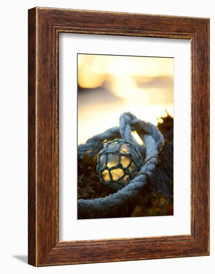 USA, Southeast Alaska Near Ketchikan, Japanese Glass Fishing Float-Savanah Stewart-Framed Photographic Print