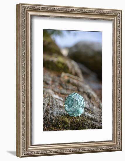 USA, Southeast Alaska Near Ketchikan, Japanese Glass Fishing Float-Savanah Stewart-Framed Photographic Print