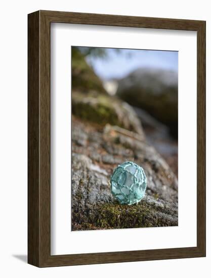 USA, Southeast Alaska Near Ketchikan, Japanese Glass Fishing Float-Savanah Stewart-Framed Photographic Print