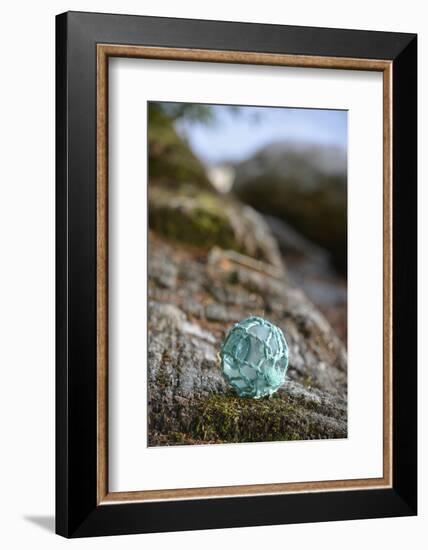 USA, Southeast Alaska Near Ketchikan, Japanese Glass Fishing Float-Savanah Stewart-Framed Photographic Print