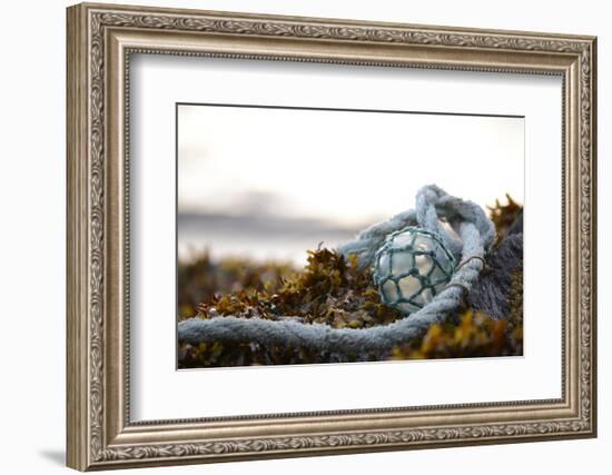 USA, Southeast Alaska Near Ketchikan, Japanese Glass Fishing Float-Savanah Stewart-Framed Photographic Print