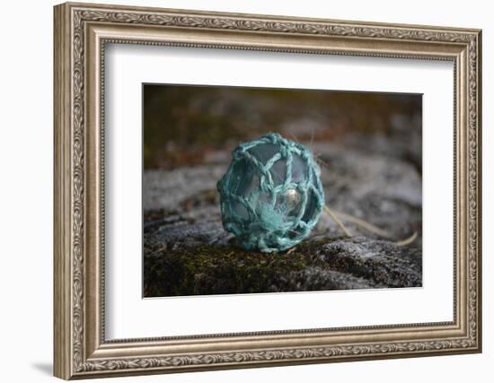 USA, Southeast Alaska Near Ketchikan, Japanese Glass Fishing Float-Savanah Stewart-Framed Photographic Print