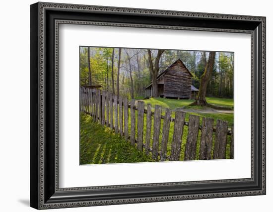 USA, Tennessee, Cabin in Cades Cove.-Joanne Wells-Framed Photographic Print