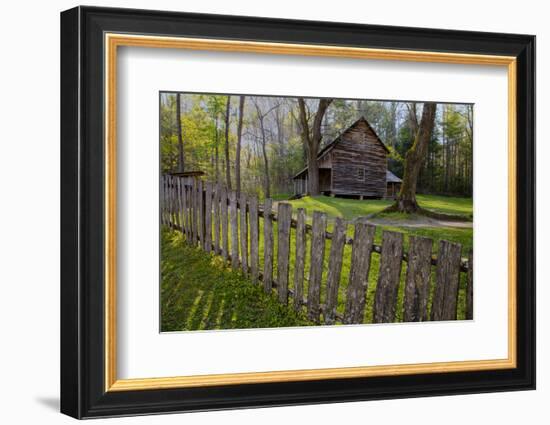 USA, Tennessee, Cabin in Cades Cove.-Joanne Wells-Framed Photographic Print