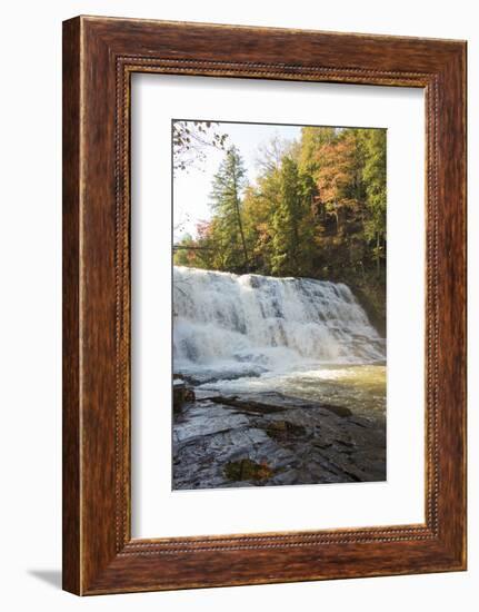 USA, Tennessee. Cane Creek Cascades in Fall Creek Falls State Park-Trish Drury-Framed Photographic Print