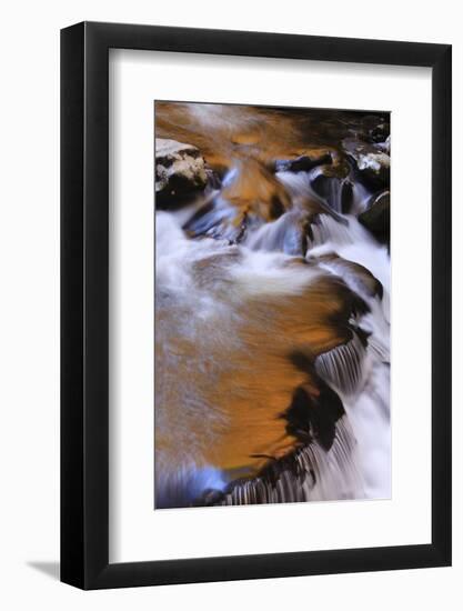 USA, Tennessee. Cascades along the Little River in the Smoky Mountains.-Joanne Wells-Framed Photographic Print