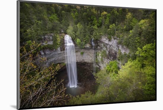 USA, Tennessee. Fall Creek Falls, a Double Waterfall-Jaynes Gallery-Mounted Photographic Print