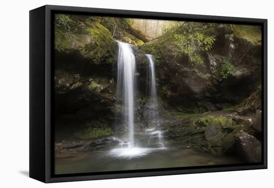 USA, Tennessee, Great Smoky Mountains National Park. Grotto Falls Scenic-Jaynes Gallery-Framed Premier Image Canvas