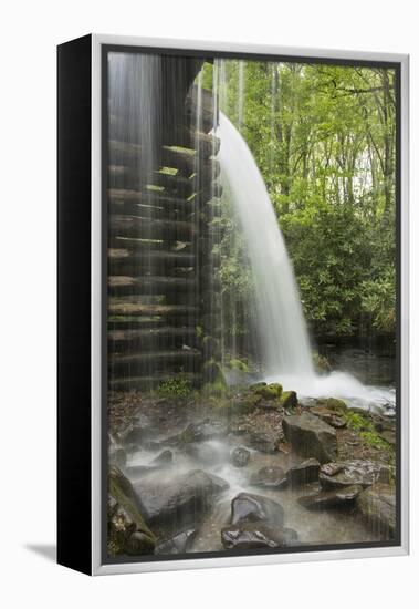 USA, Tennessee, Great Smoky Mountains National Park. Water Coursed Through Mingus Mill-Jaynes Gallery-Framed Premier Image Canvas
