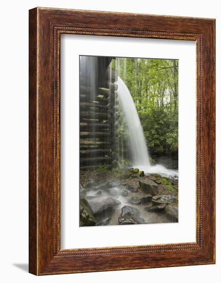 USA, Tennessee, Great Smoky Mountains National Park. Water Coursed Through Mingus Mill-Jaynes Gallery-Framed Photographic Print