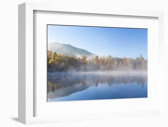 USA, Tennessee. Morning Fog on Indian Boundary Lake-Don Paulson-Framed Photographic Print