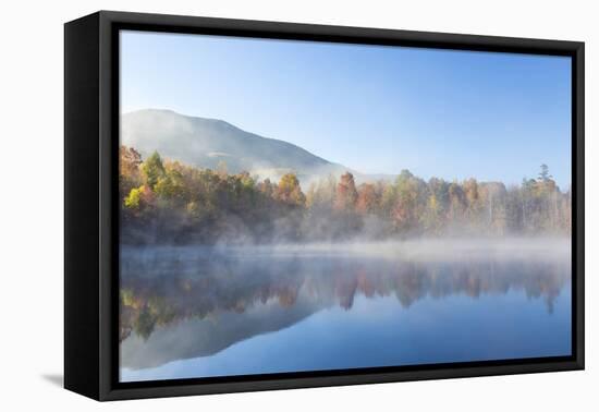 USA, Tennessee. Morning Fog on Indian Boundary Lake-Don Paulson-Framed Premier Image Canvas