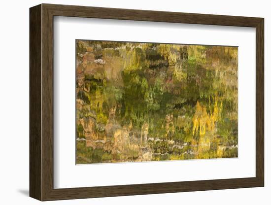 USA, Tennessee. Reflections along the Little River in the Smoky Mountains.-Joanne Wells-Framed Photographic Print