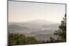 USA, Tennessee. View to Smoky Mountains from Foothills Parkway. Fog in valleys early morning-Trish Drury-Mounted Photographic Print