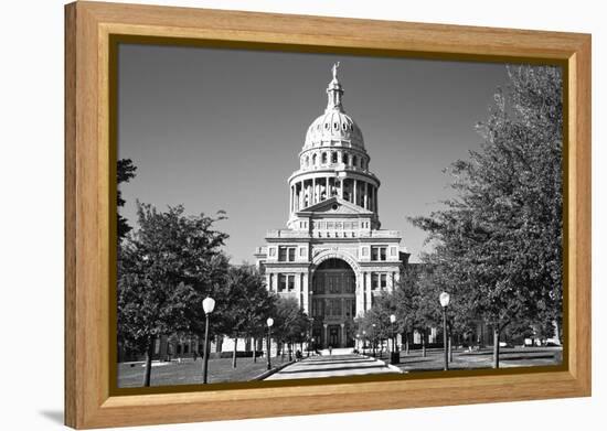 USA, Texas, Austin. State Capitol Building Dome-Dennis Flaherty-Framed Premier Image Canvas