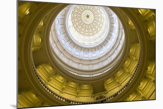 USA, Texas, Austin. The Capitol Building with the Goddess of Liberty.-Randa Bishop-Mounted Photographic Print