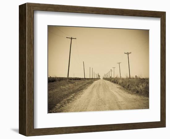 USA, Texas, Route 66, Abandoned Town of Jericho-Alan Copson-Framed Photographic Print