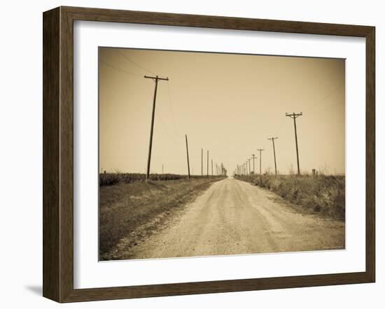 USA, Texas, Route 66, Abandoned Town of Jericho-Alan Copson-Framed Photographic Print