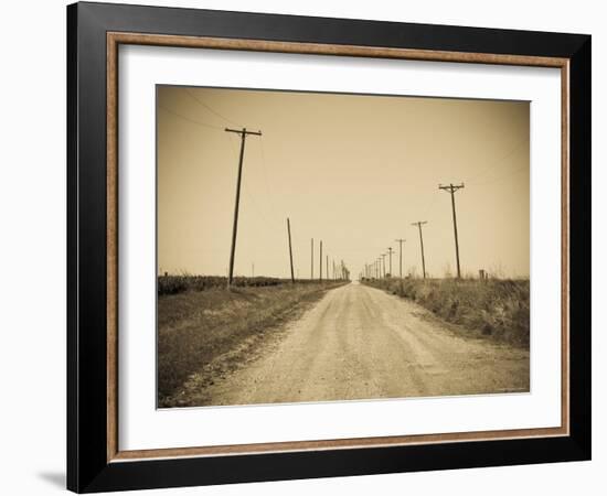 USA, Texas, Route 66, Abandoned Town of Jericho-Alan Copson-Framed Photographic Print