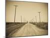 USA, Texas, Route 66, Abandoned Town of Jericho-Alan Copson-Mounted Photographic Print