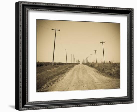 USA, Texas, Route 66, Abandoned Town of Jericho-Alan Copson-Framed Photographic Print