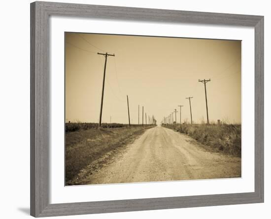 USA, Texas, Route 66, Abandoned Town of Jericho-Alan Copson-Framed Photographic Print