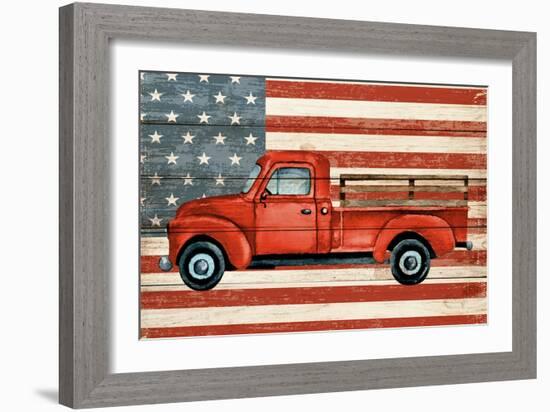 USA Truck-Kimberly Allen-Framed Art Print