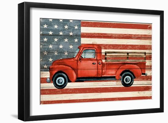 USA Truck-Kimberly Allen-Framed Art Print