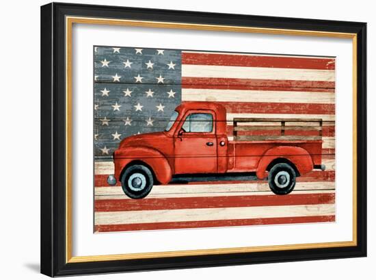 USA Truck-Kimberly Allen-Framed Art Print