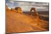 USA, Utah, Arches National Park. Delicate Arch at Sunset-Cathy & Gordon Illg-Mounted Photographic Print