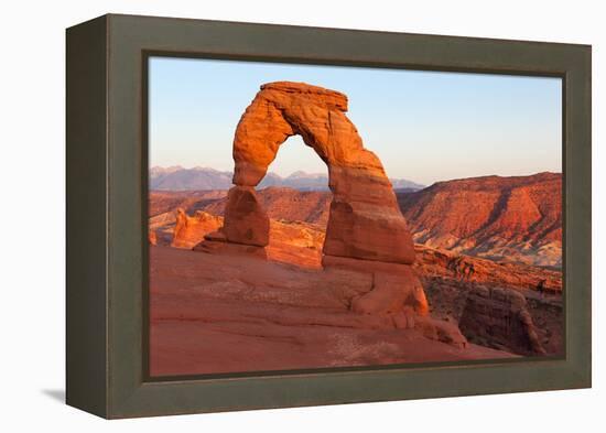 USA, Utah, Arches National Park, Delicate Arch-Catharina Lux-Framed Premier Image Canvas