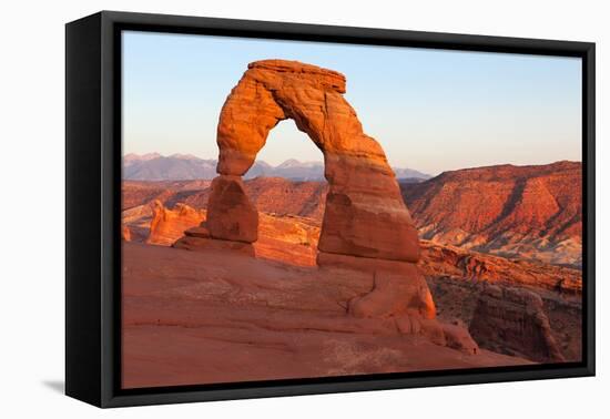 USA, Utah, Arches National Park, Delicate Arch-Catharina Lux-Framed Premier Image Canvas