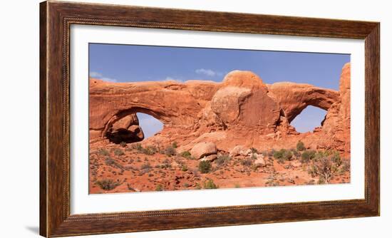 USA, Utah, Arches National Park, North and South Window-Catharina Lux-Framed Photographic Print