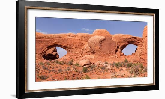 USA, Utah, Arches National Park, North and South Window-Catharina Lux-Framed Photographic Print