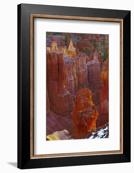 USA, Utah, Bryce Canyon National Park. Close-up of Hoodoos-Jay O'brien-Framed Photographic Print