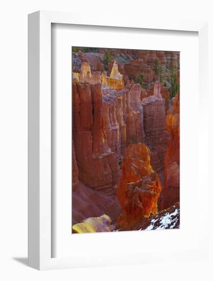 USA, Utah, Bryce Canyon National Park. Close-up of Hoodoos-Jay O'brien-Framed Photographic Print