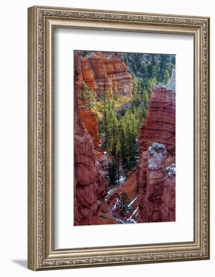 USA, Utah, Bryce Canyon National Park. Close-up of Hoodoos-Jay O'brien-Framed Photographic Print