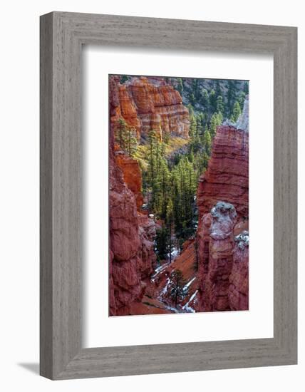 USA, Utah, Bryce Canyon National Park. Close-up of Hoodoos-Jay O'brien-Framed Photographic Print