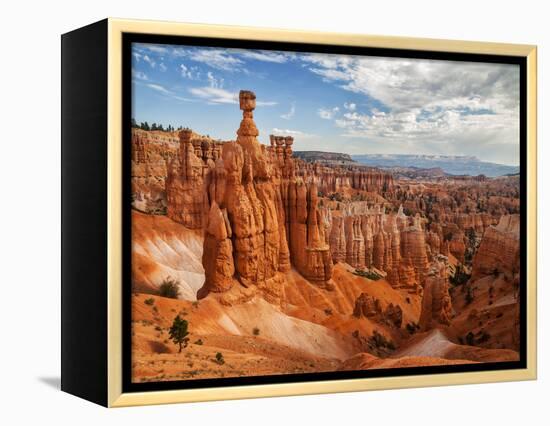 USA, Utah, Bryce Canyon National Park. Thor's Hammer Rises Above Other Hoodoos-Ann Collins-Framed Premier Image Canvas