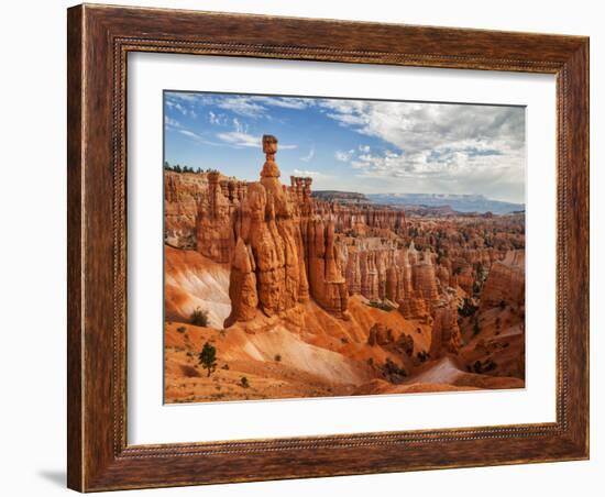 USA, Utah, Bryce Canyon National Park. Thor's Hammer Rises Above Other Hoodoos-Ann Collins-Framed Photographic Print