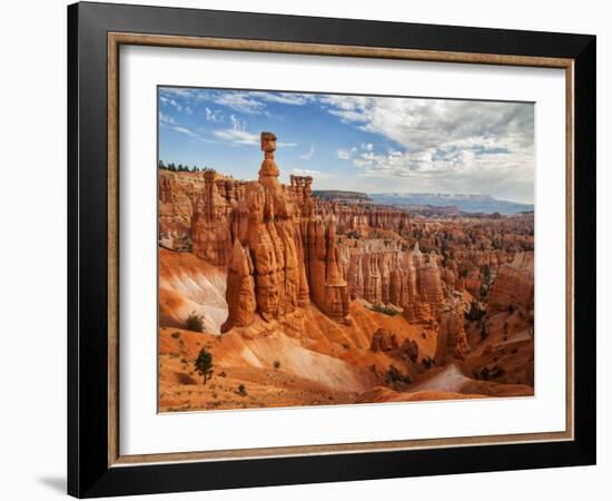 USA, Utah, Bryce Canyon National Park. Thor's Hammer Rises Above Other Hoodoos-Ann Collins-Framed Photographic Print