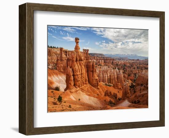 USA, Utah, Bryce Canyon National Park. Thor's Hammer Rises Above Other Hoodoos-Ann Collins-Framed Photographic Print