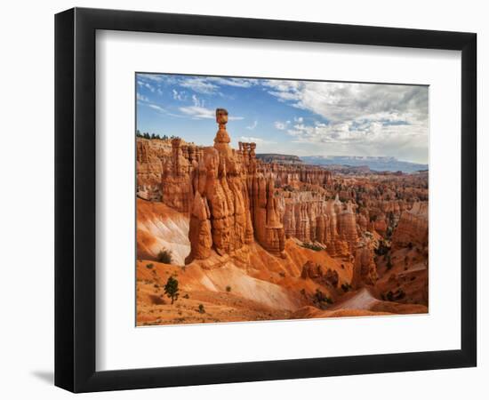 USA, Utah, Bryce Canyon National Park. Thor's Hammer Rises Above Other Hoodoos-Ann Collins-Framed Photographic Print