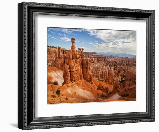 USA, Utah, Bryce Canyon National Park. Thor's Hammer Rises Above Other Hoodoos-Ann Collins-Framed Photographic Print