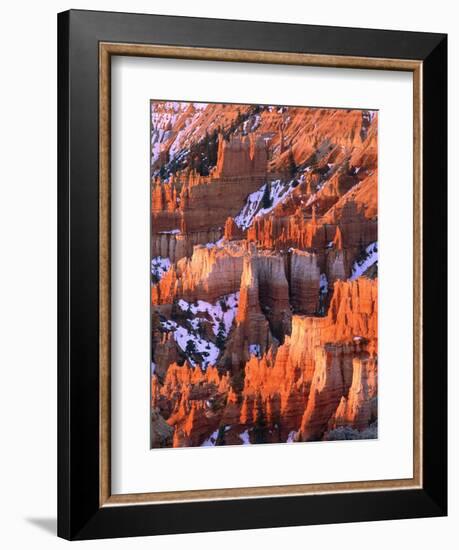 USA, Utah, Bryce Canyon with snow-Theo Allofs-Framed Photographic Print