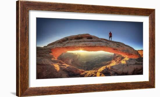 USA, Utah, Canyonlands National Park, Island in the Sky District, Mesa Arch-Michele Falzone-Framed Photographic Print