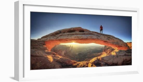 USA, Utah, Canyonlands National Park, Island in the Sky District, Mesa Arch-Michele Falzone-Framed Photographic Print