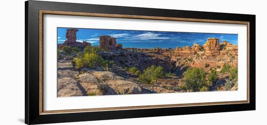 Usa, Utah, Canyonlands National Park, the Needles District, Big Spring Canyon Overlook-Alan Copson-Framed Photographic Print