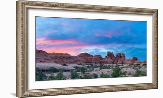 Usa, Utah, Canyonlands National Park, the Needles District, Chesler Park Trail-Alan Copson-Framed Photographic Print